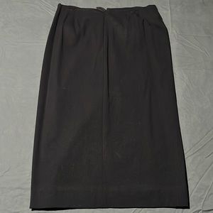 Dana Bachman Navy Blue Pencil Skirt - SIZE PETITE/SMALL